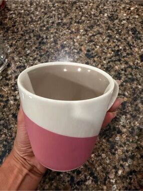 2005  Pink and White Ceramic Coffee Mug - Starbucks